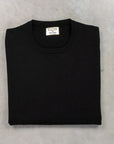 William Lockie Oxton Cashmere Crew Neck black