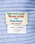 William Lockie x Frans Boone Royal Rib Cashmere Hat Atollo