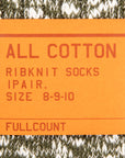 Fullcount 6110 Cotton Mix Socks Moss Green