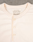 Fullcount Flat Seam Heavyweight Longsleeve Henley Ecru