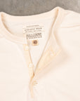 Fullcount Flat Seam Heavyweight Longsleeve Henley Ecru