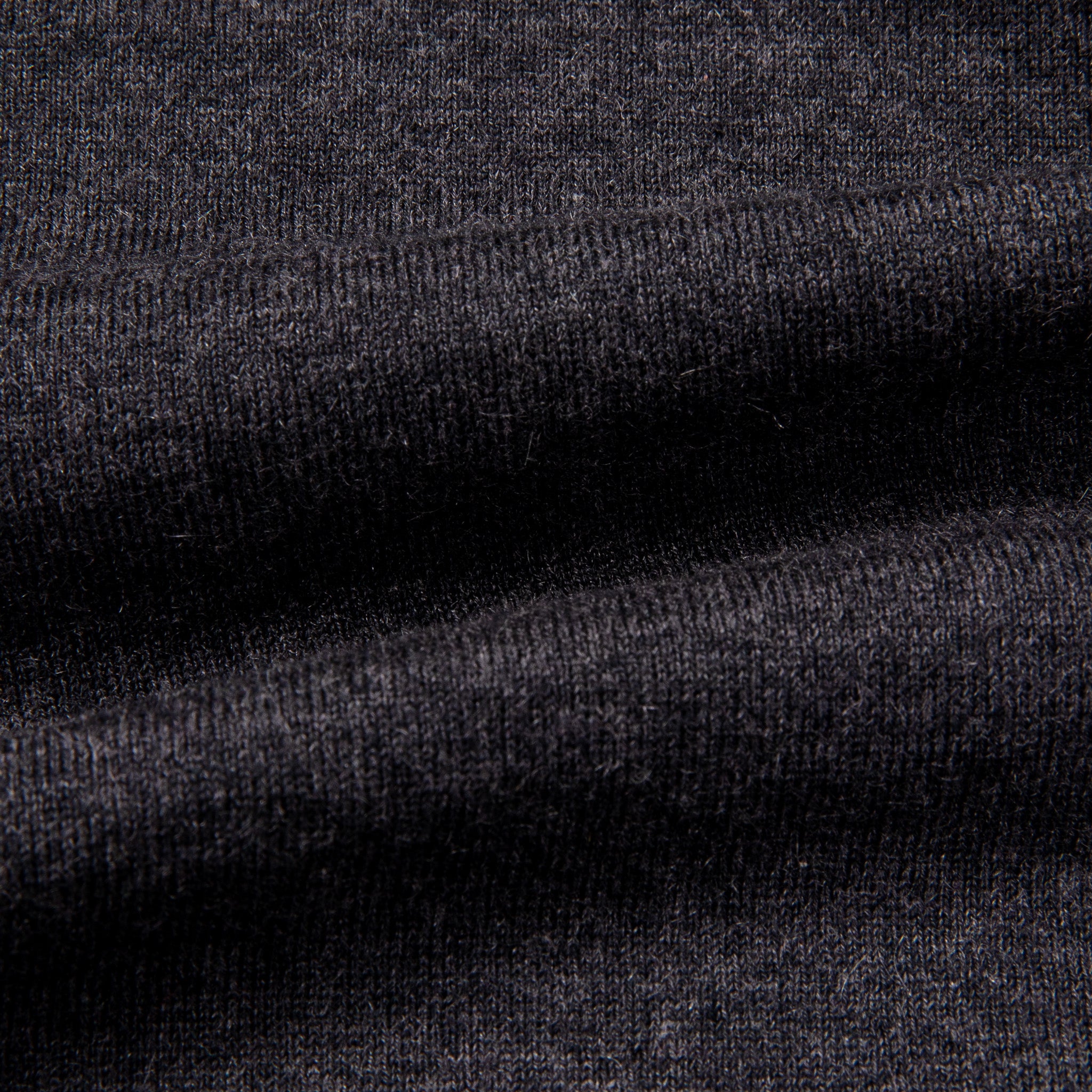 Drumohr Luxury 30G Cashmere Roll Neck Grigio Antracite