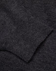 Drumohr Luxury 30G Cashmere Roll Neck Grigio Antracite