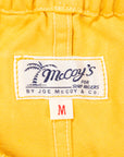 The real McCoy's Cotton Drill Shorts Yellow