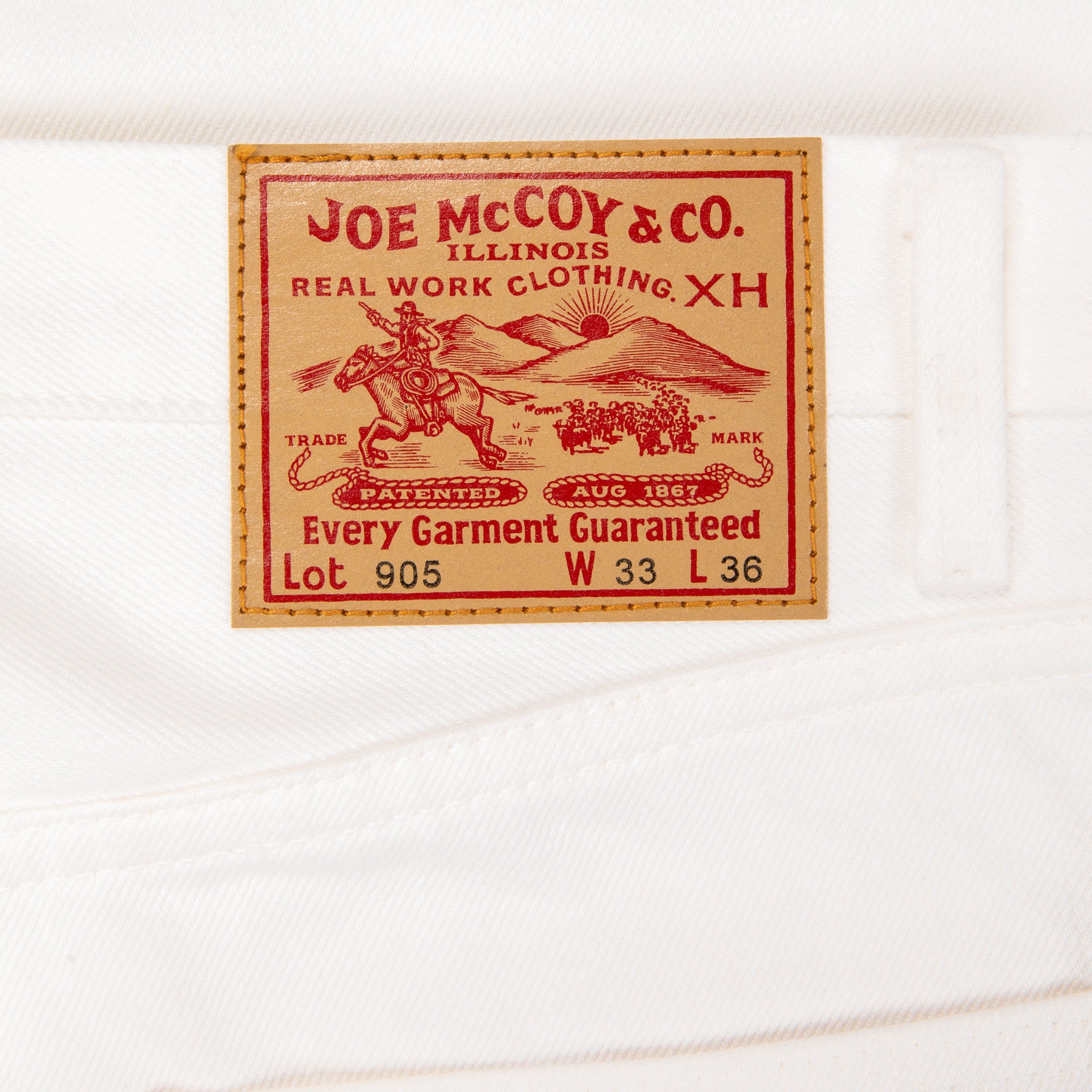 The Real McCoy&#39;s Lot.905 White Jeans