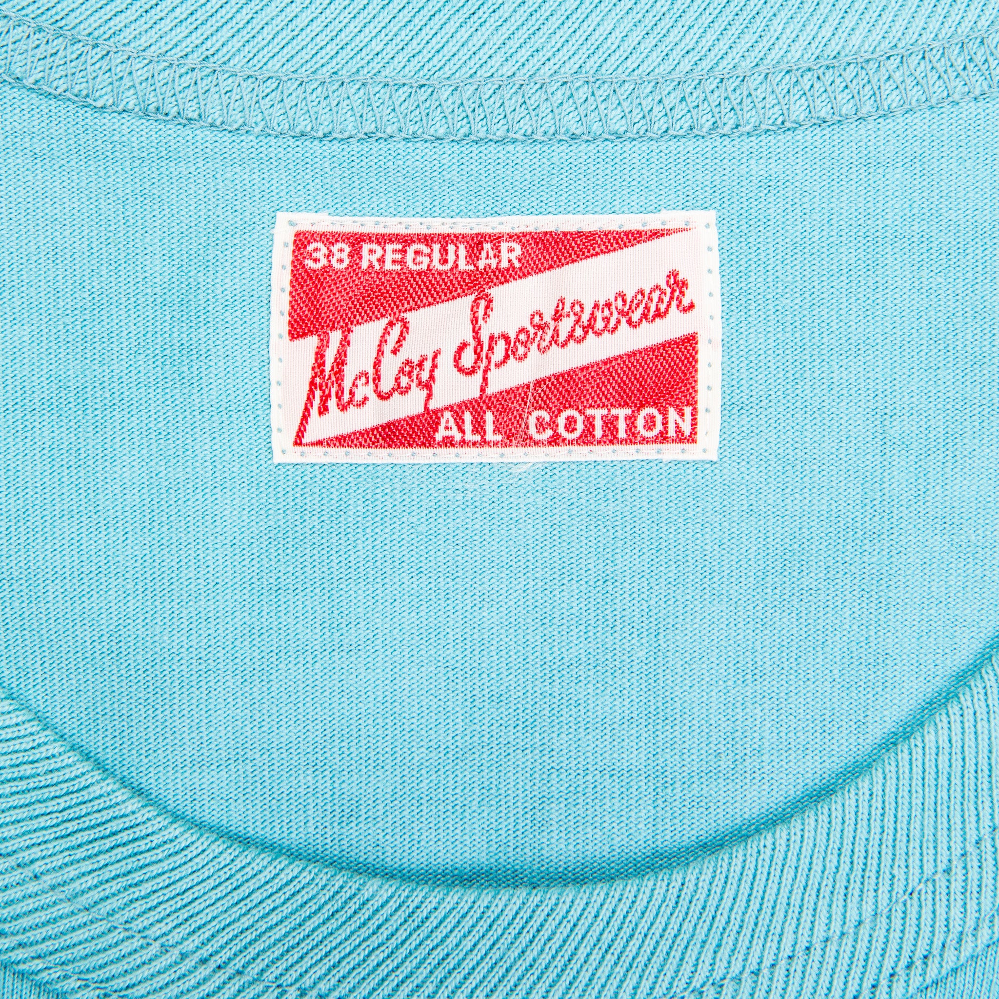 The Real McCoys Pocket Tee Teal