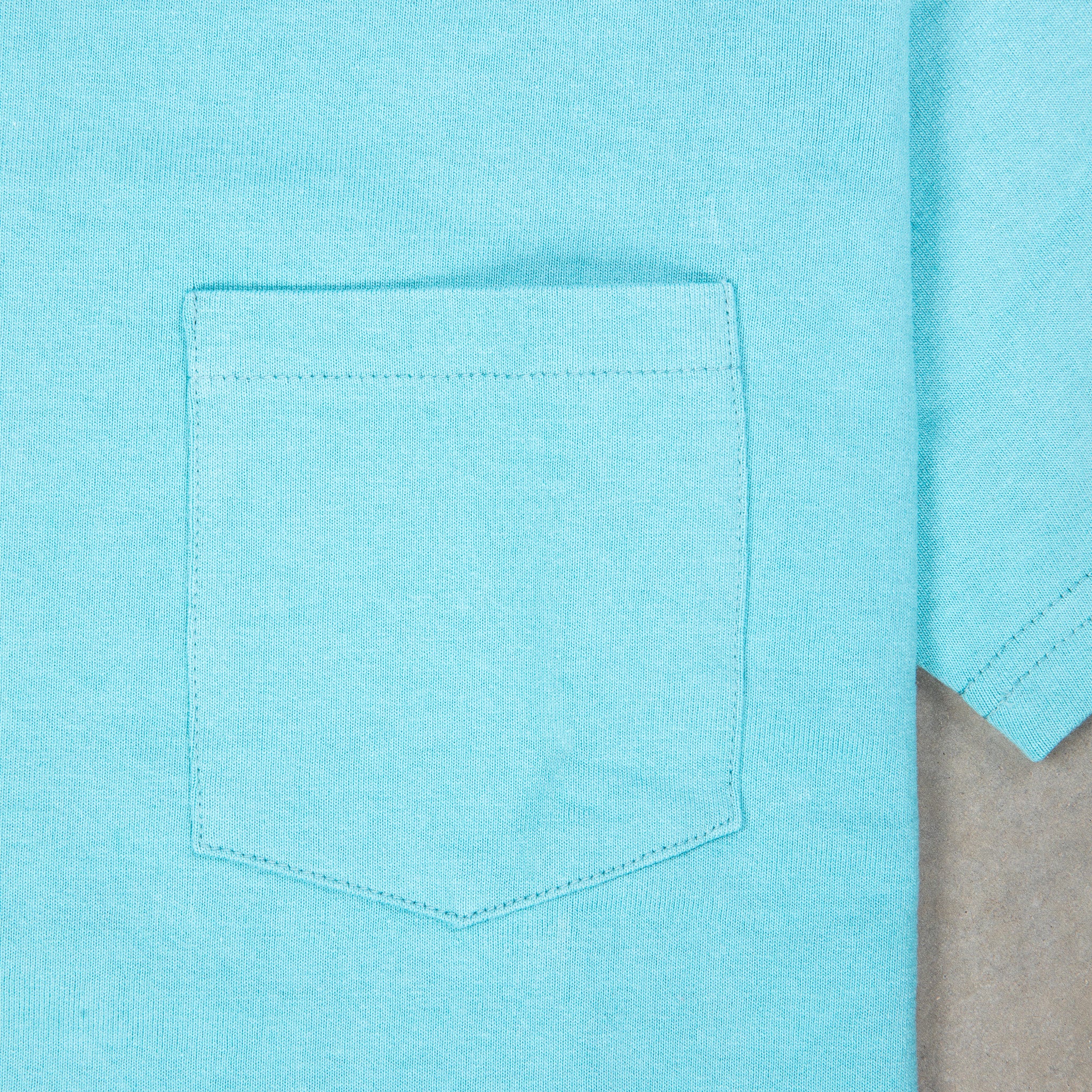 The Real McCoys Pocket Tee Teal