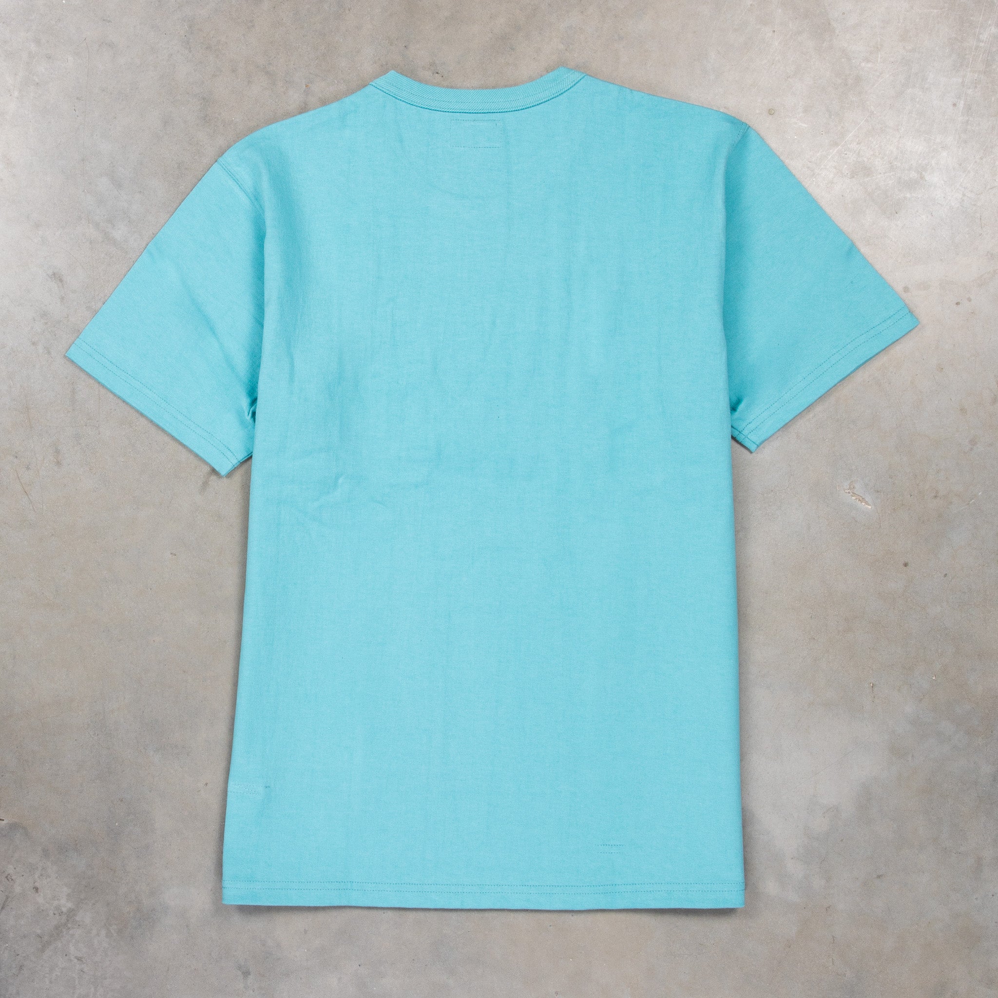 The Real McCoys Pocket Tee Teal