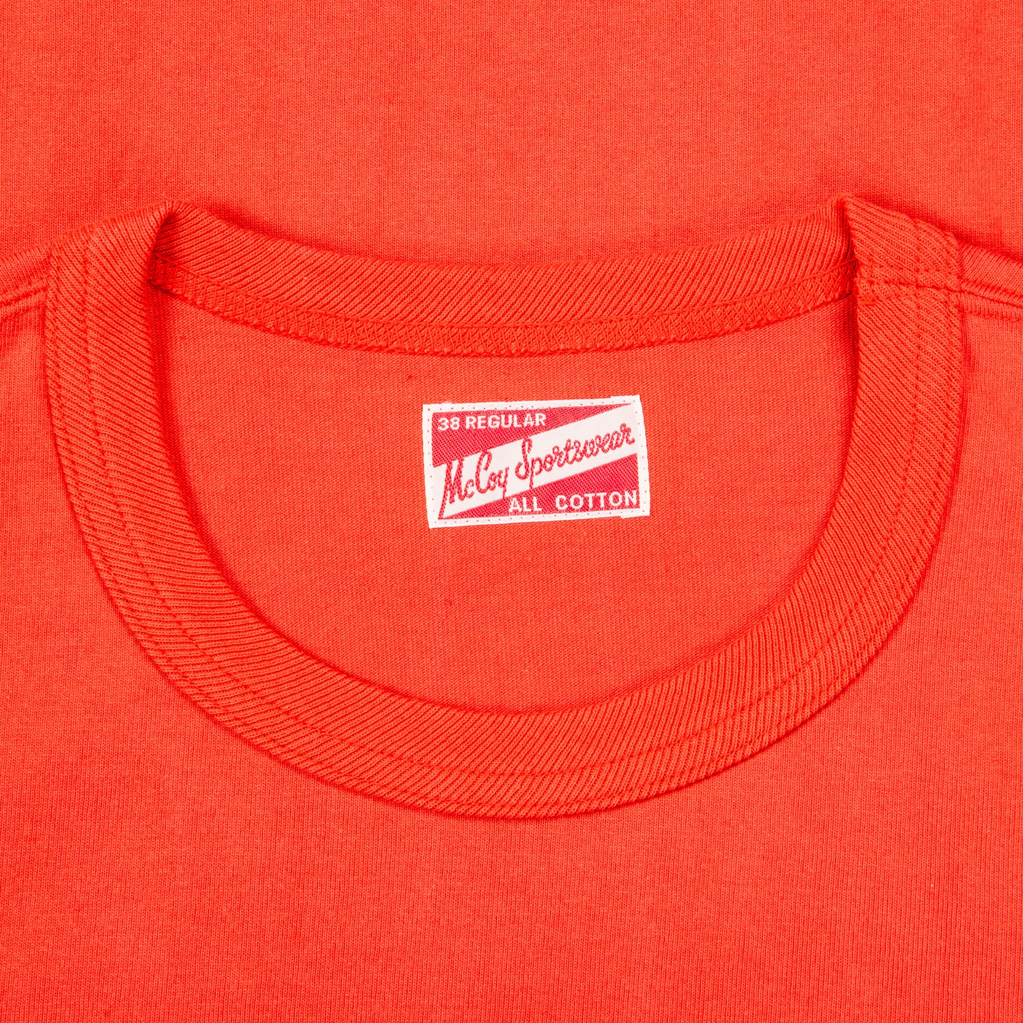 The Real McCoys Pocket Tee Scarlet