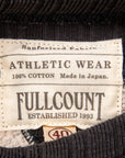 Fullcount 3741 Double V Sweatshirt Ink. Black