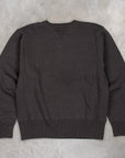 Fullcount 3741 Double V Sweatshirt Ink. Black