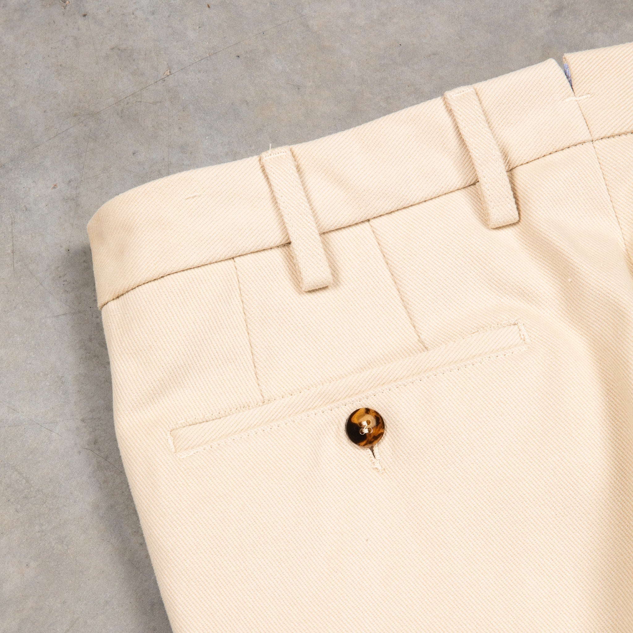 Rota Cotton Drill Pants Ivory