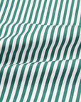 Finamore Tokyo Fit Collo Lucio Bengal Stripe Shirt Verde Inglese