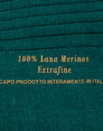 Frans Boone Socks Pura Lana Merinos Extrafine Reseda