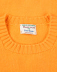 William Lockie x Frans Boone Nis Cashmere Crew Neck Cantaloupe