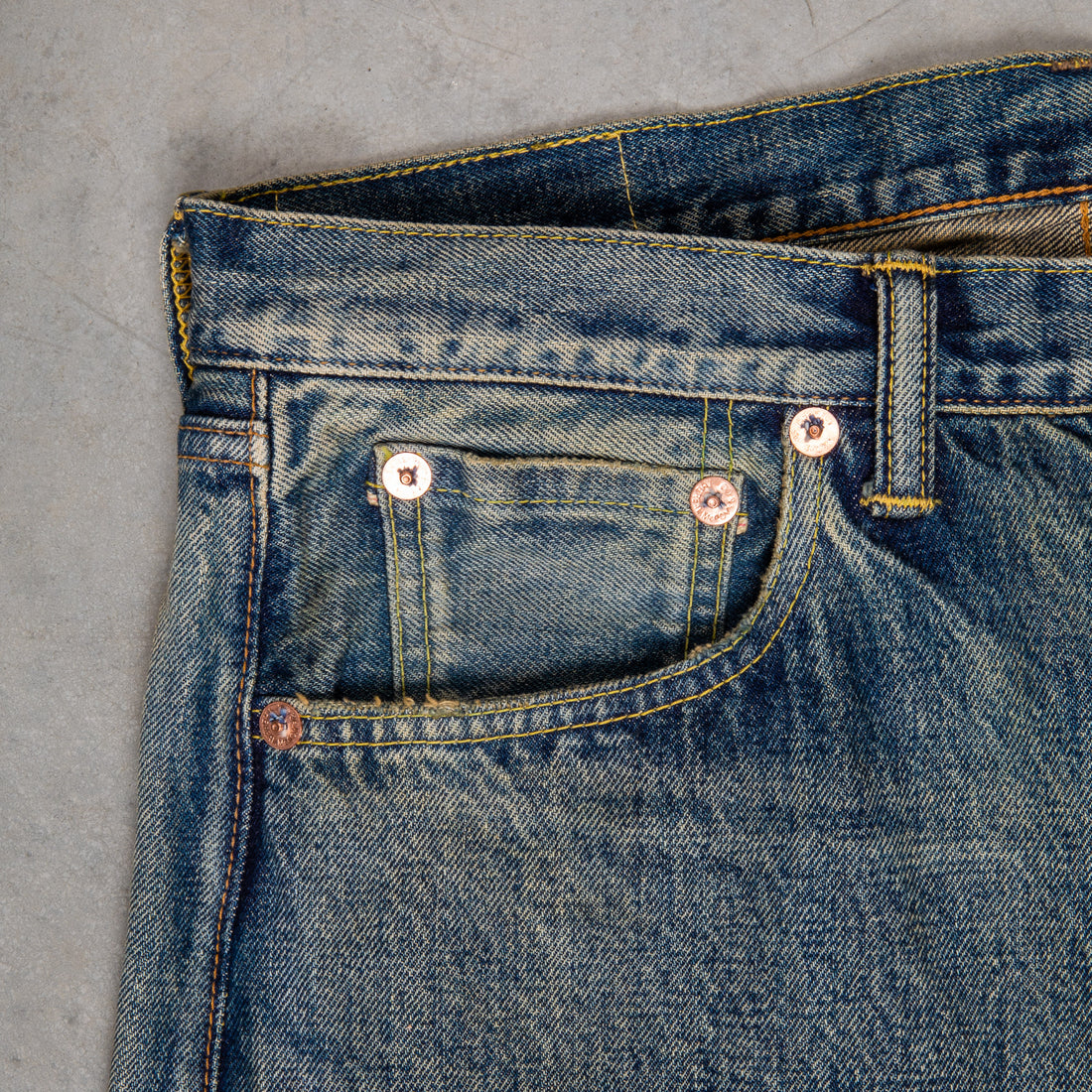 The Real McCoy's 001XX Washed Jeans