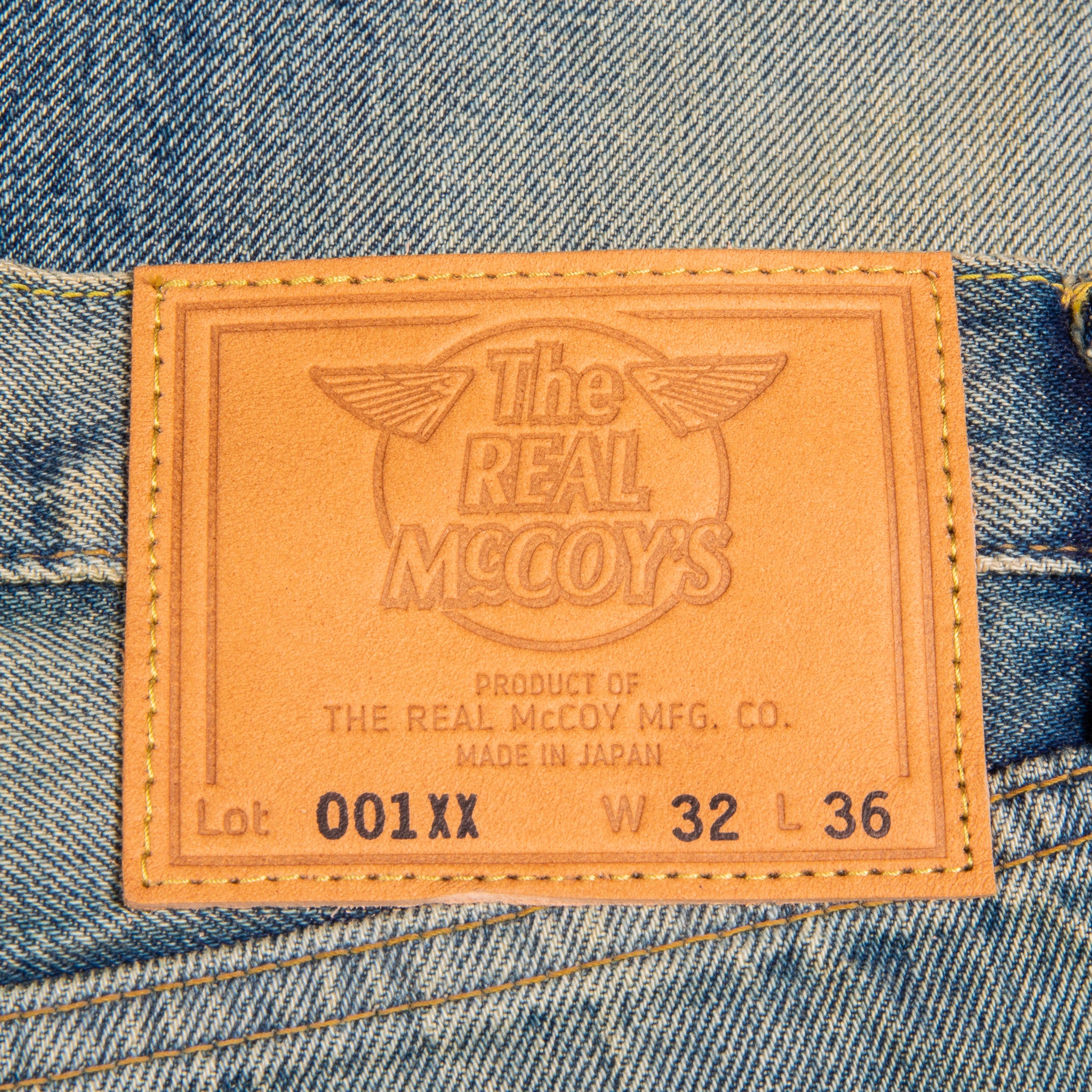The Real McCoy's 001XX Washed Jeans – Frans Boone Store