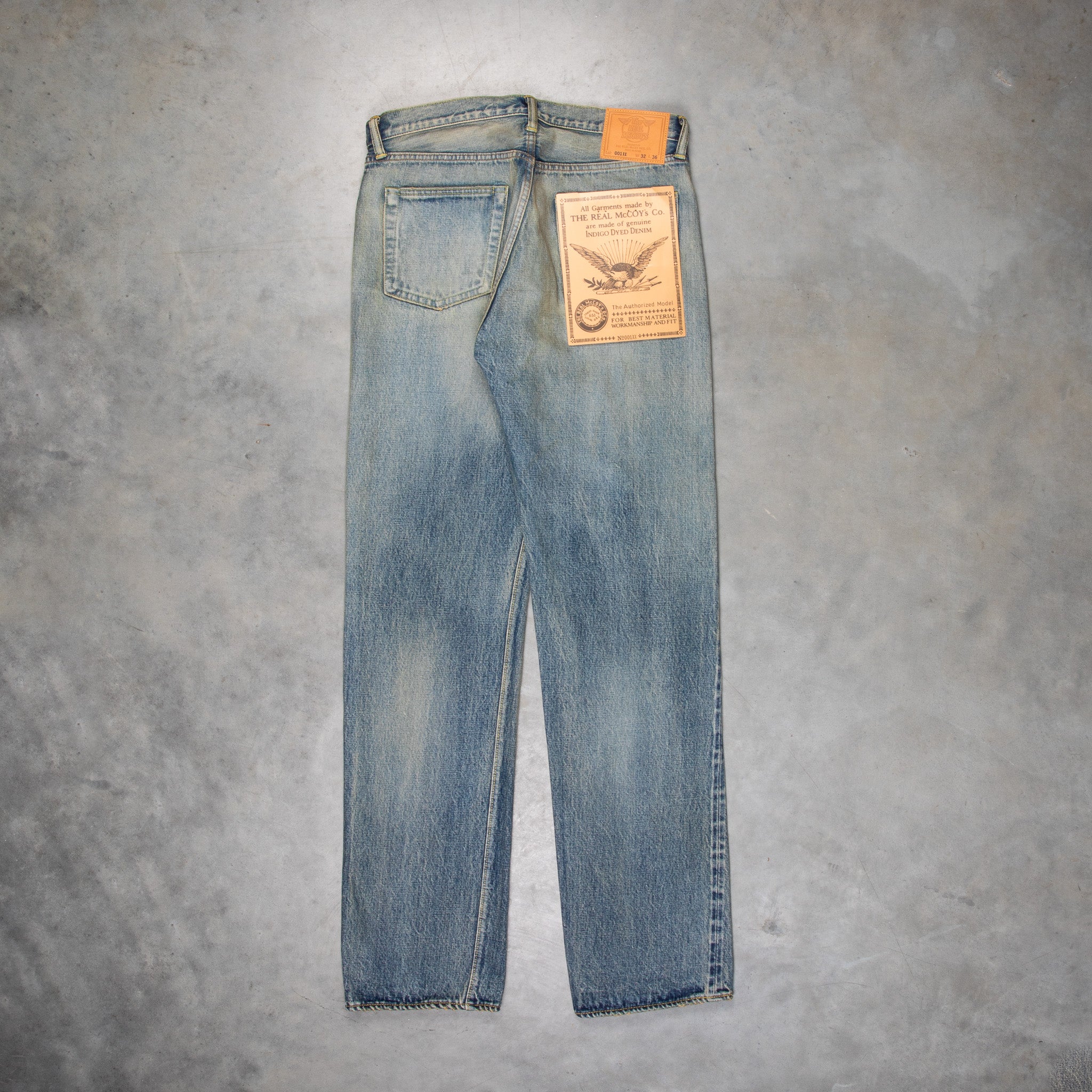 The Real McCoy's 001XX Washed Jeans – Frans Boone Store