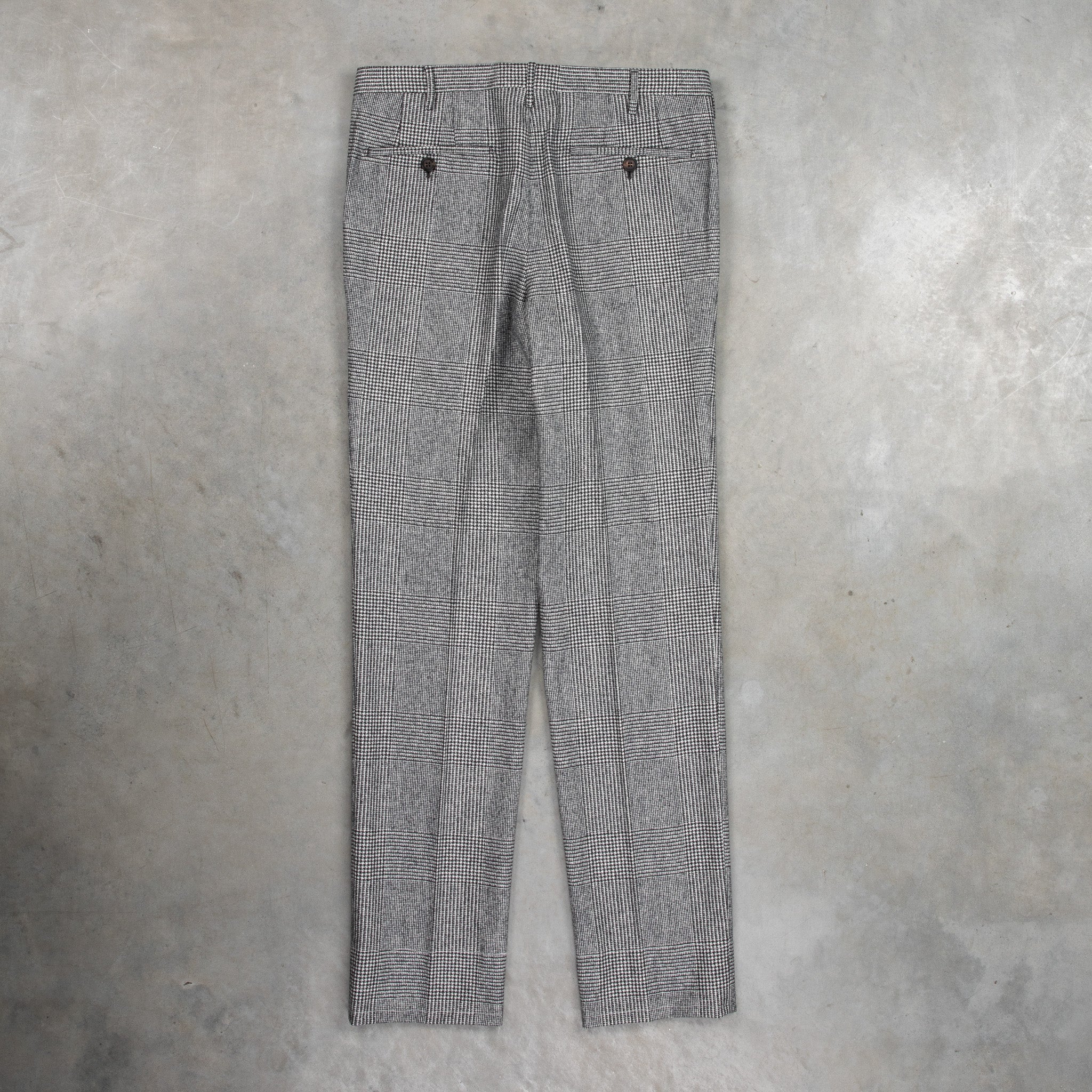 Rota Wool Prince of Wales Check High Rise Pants