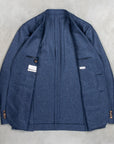 Caruso Butterfly Jacket 100% Cashmere Blu