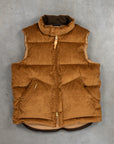 Manifattura Ceccarelli Goose Down Vest Corduroy Camel Frans Boone Exclusive