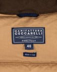 Manifattura Ceccarelli Goose Down Vest Corduroy Camel Frans Boone Exclusive