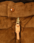 Manifattura Ceccarelli Goose Down Vest Corduroy Camel Frans Boone Exclusive