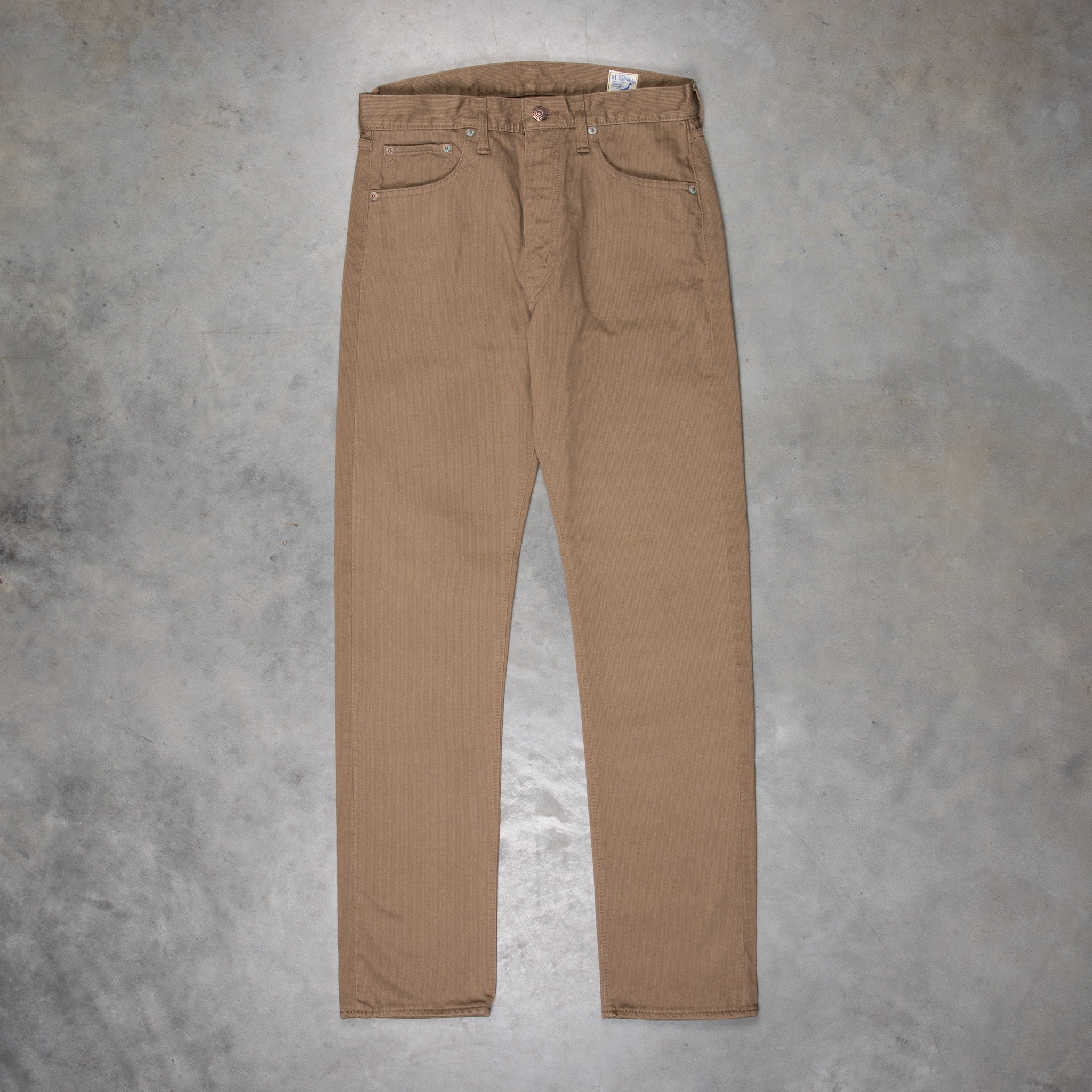 Orslow 107 Cotton Pique Ivy Fit pants Dusty olive – Frans Boone Store