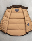 Manifattura Ceccarelli Goose down vest  Corduroy Brown Frans Boone Exclusive