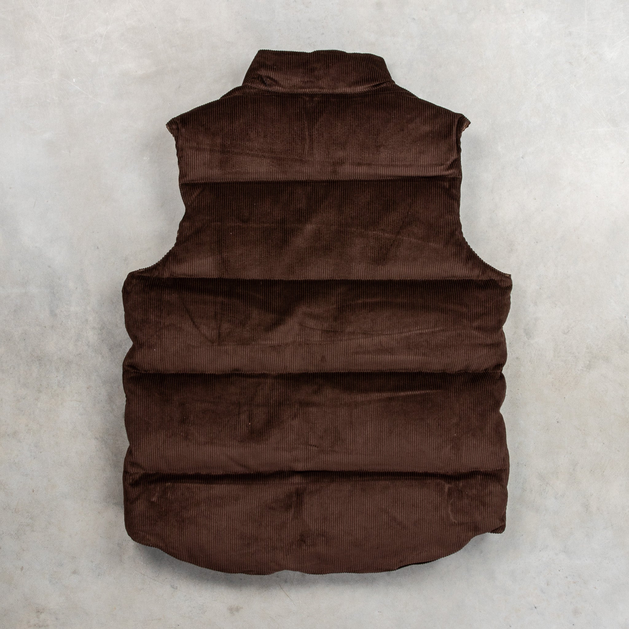 Manifattura Ceccarelli Goose down vest  Corduroy Brown Frans Boone Exclusive