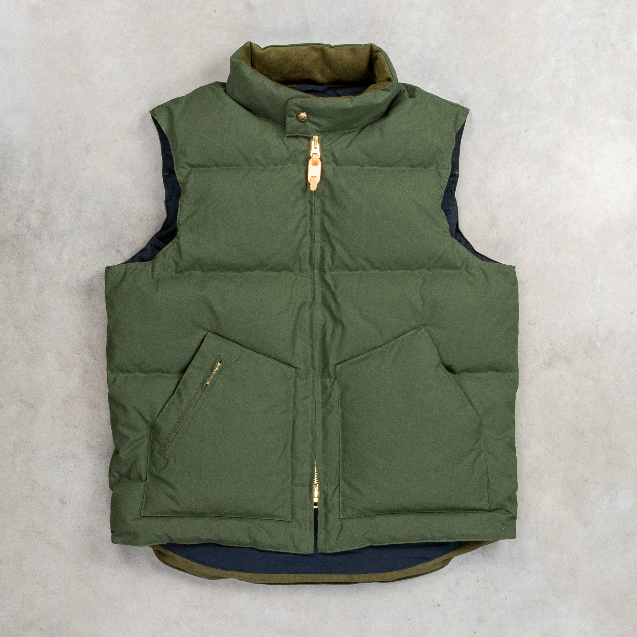 Manifattura Ceccarelli Goose Down Vest Dark Green