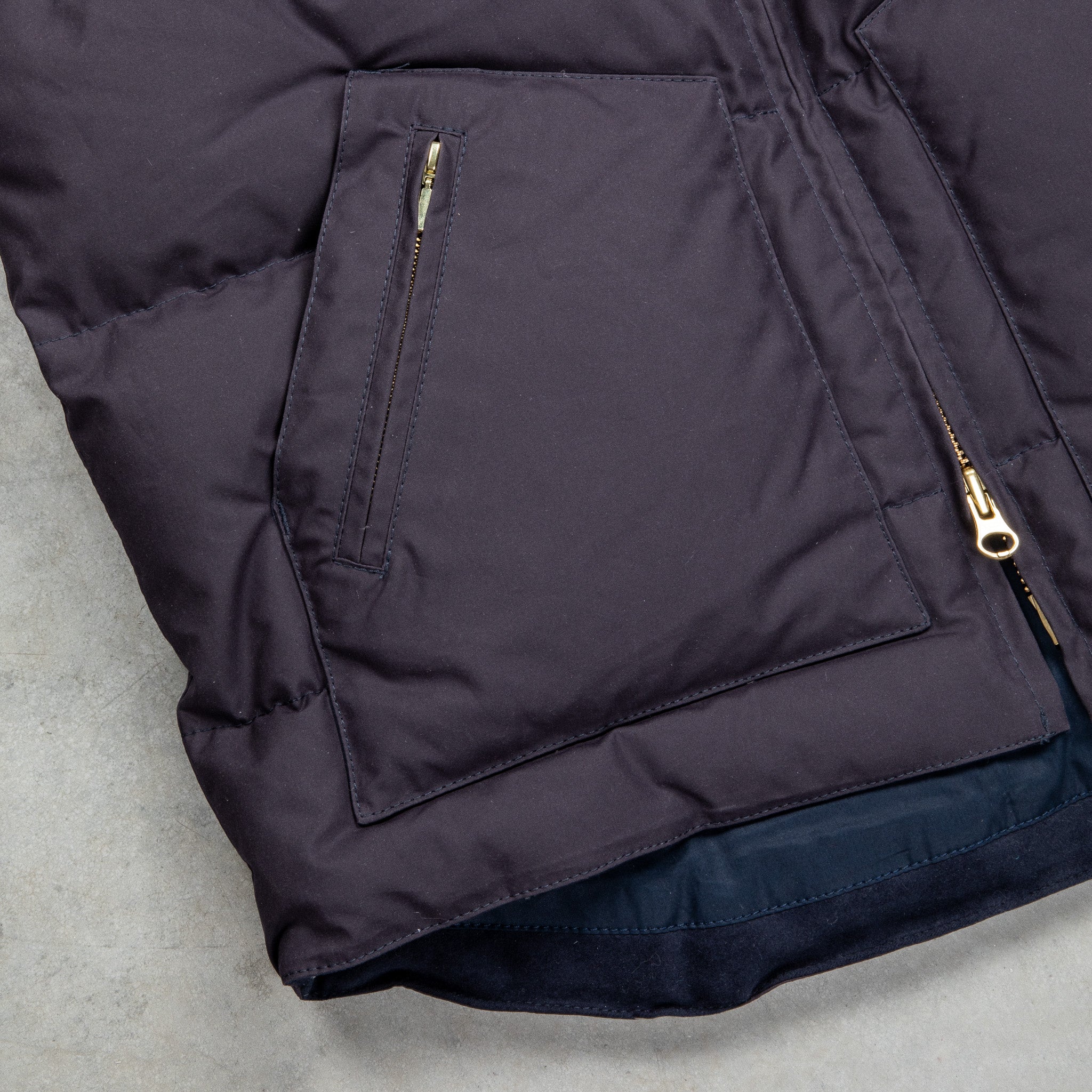 Manifattura Ceccarelli Goose Down Vest Navy