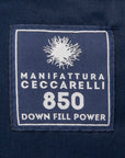 Manifattura Ceccarelli Goose Down Vest Navy