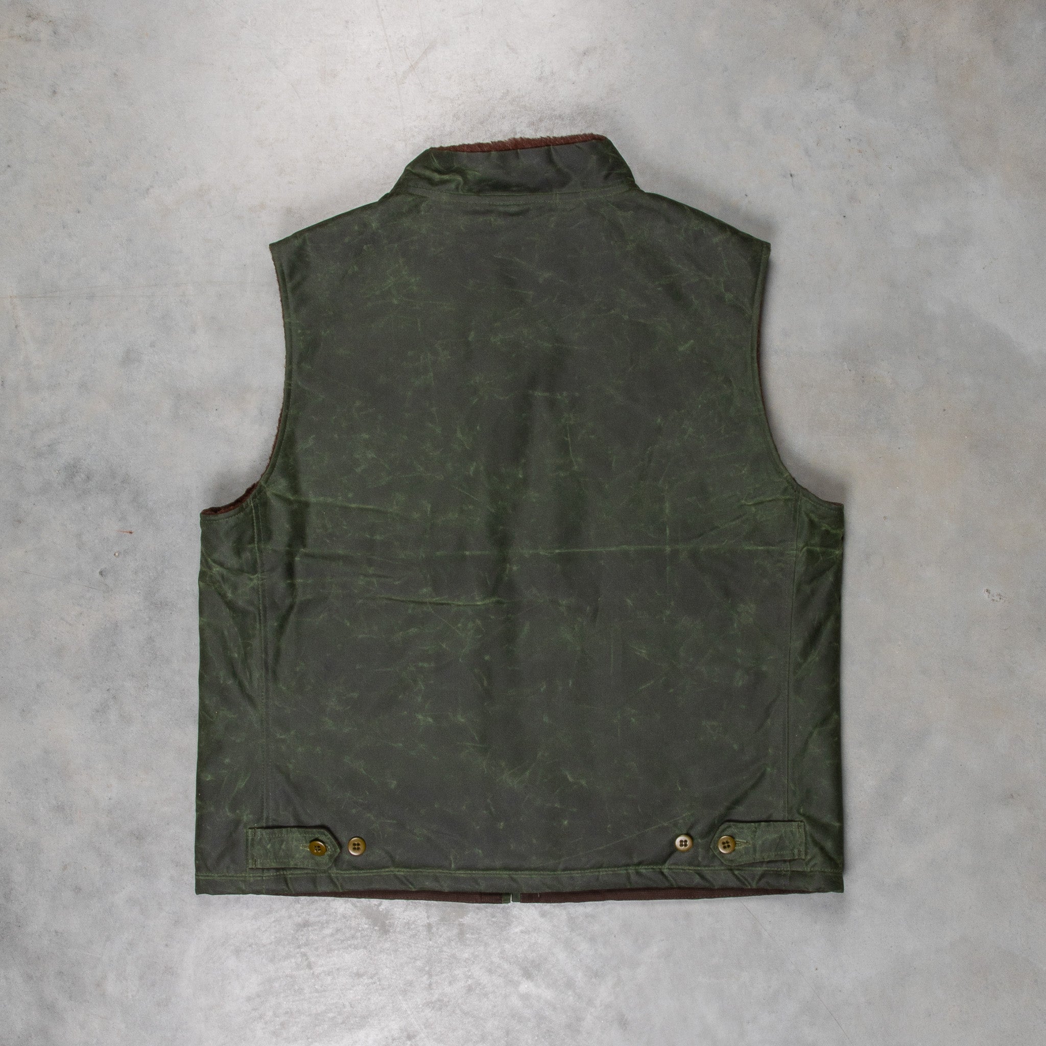 Mens waxed cotton on sale vest