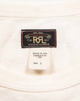 RRL 2-Pack Pocket T-Shirts Dyed White