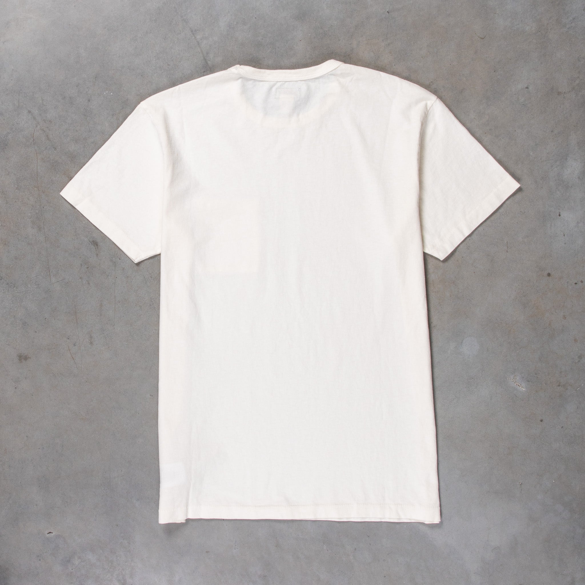 RRL 2-Pack Pocket T-Shirts Dyed White