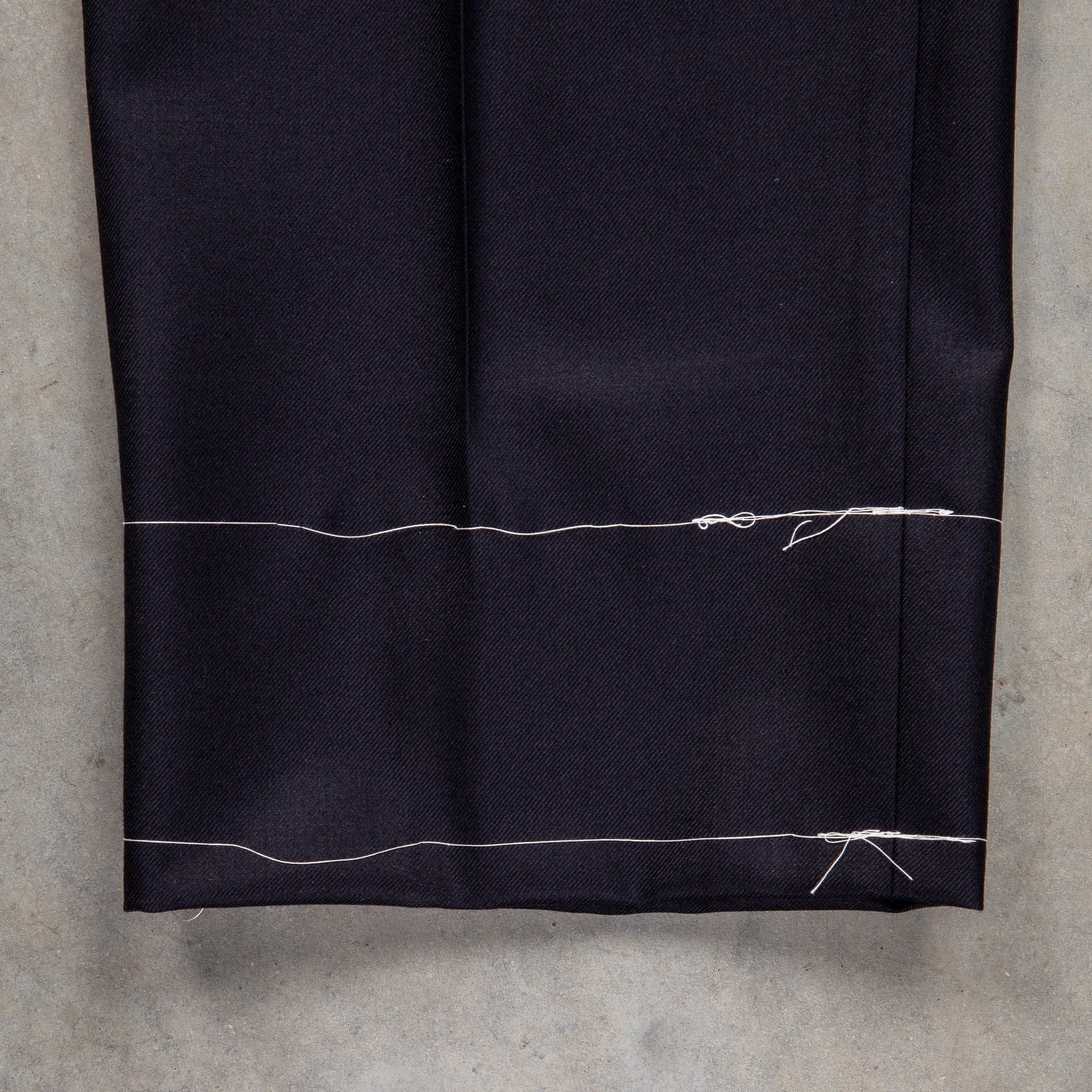 Rota Regular Fit High Rise Pants Gabardine Navy Blue