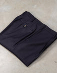 Rota Regular Fit High Rise Pants Gabardine Navy Blue