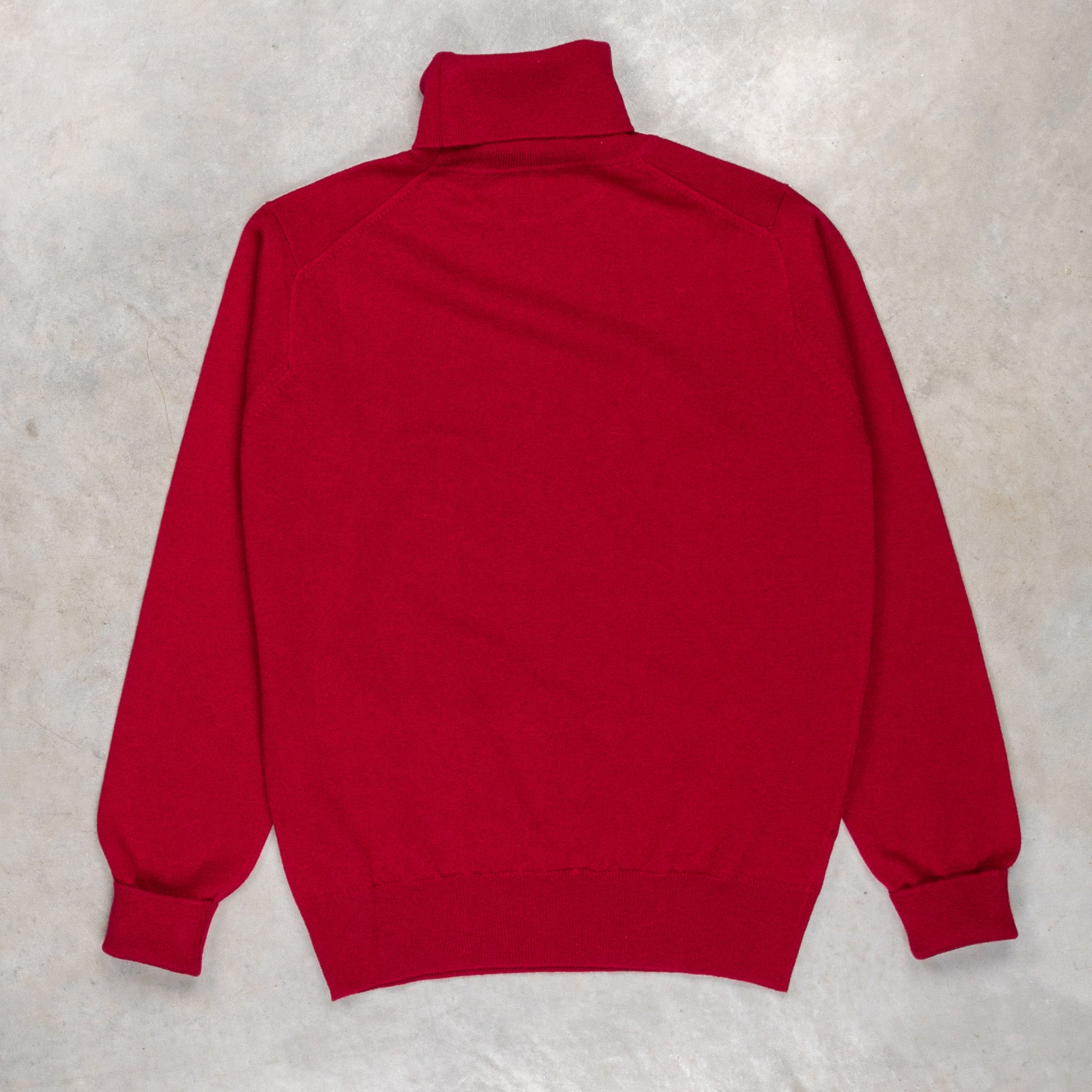 William Lockie x Frans Boone Super Geelong Roll Neck Claret