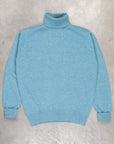 William Lockie x Frans Boone Super Geelong Roll Neck Blue Lovat