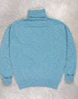 William Lockie x Frans Boone Super Geelong Roll Neck Blue Lovat