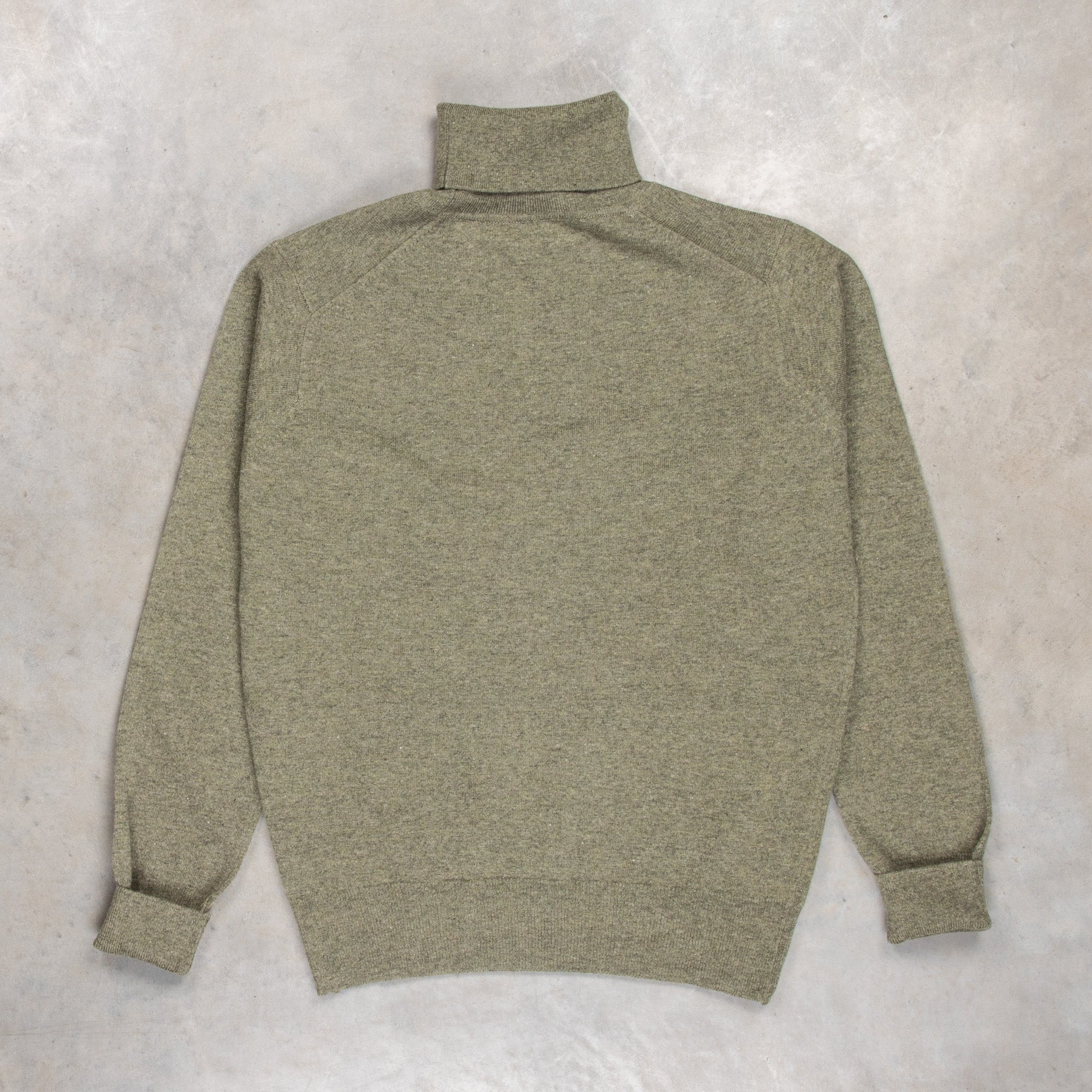 William Lockie x Frans Boone Super Geelong Roll Neck Moss