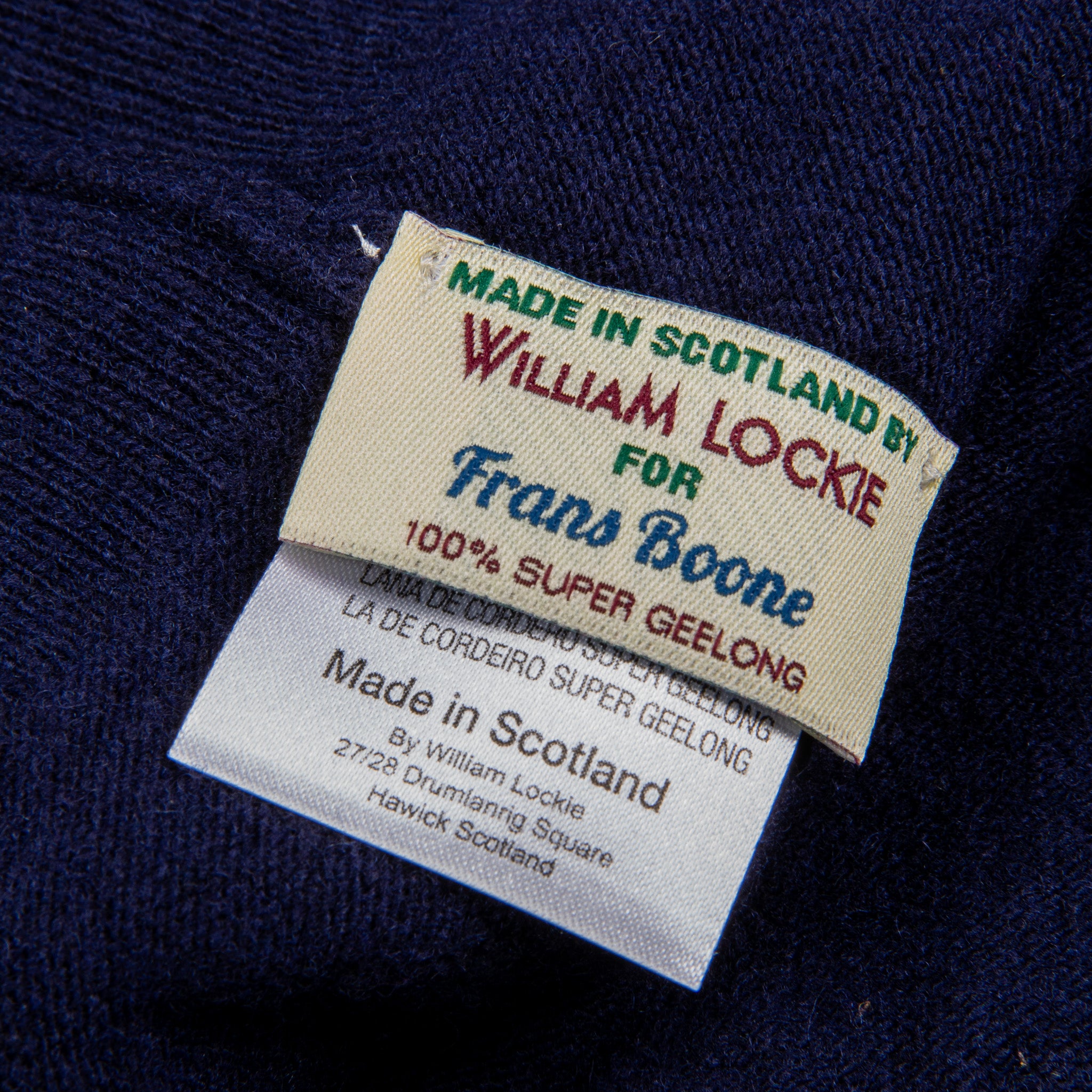 William Lockie x Frans Boone Super Geelong Roll Neck Navy