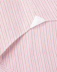 Finamore Milano Collo Eduardo Double Stripe Burgundy Pink