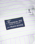 Finamore Milano Collo Eduardo Double Stripe Green Violet