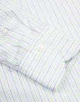 Finamore Milano Collo Eduardo Double Stripe Green Violet