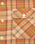 RRL Matlock Shirt Orange Plaid