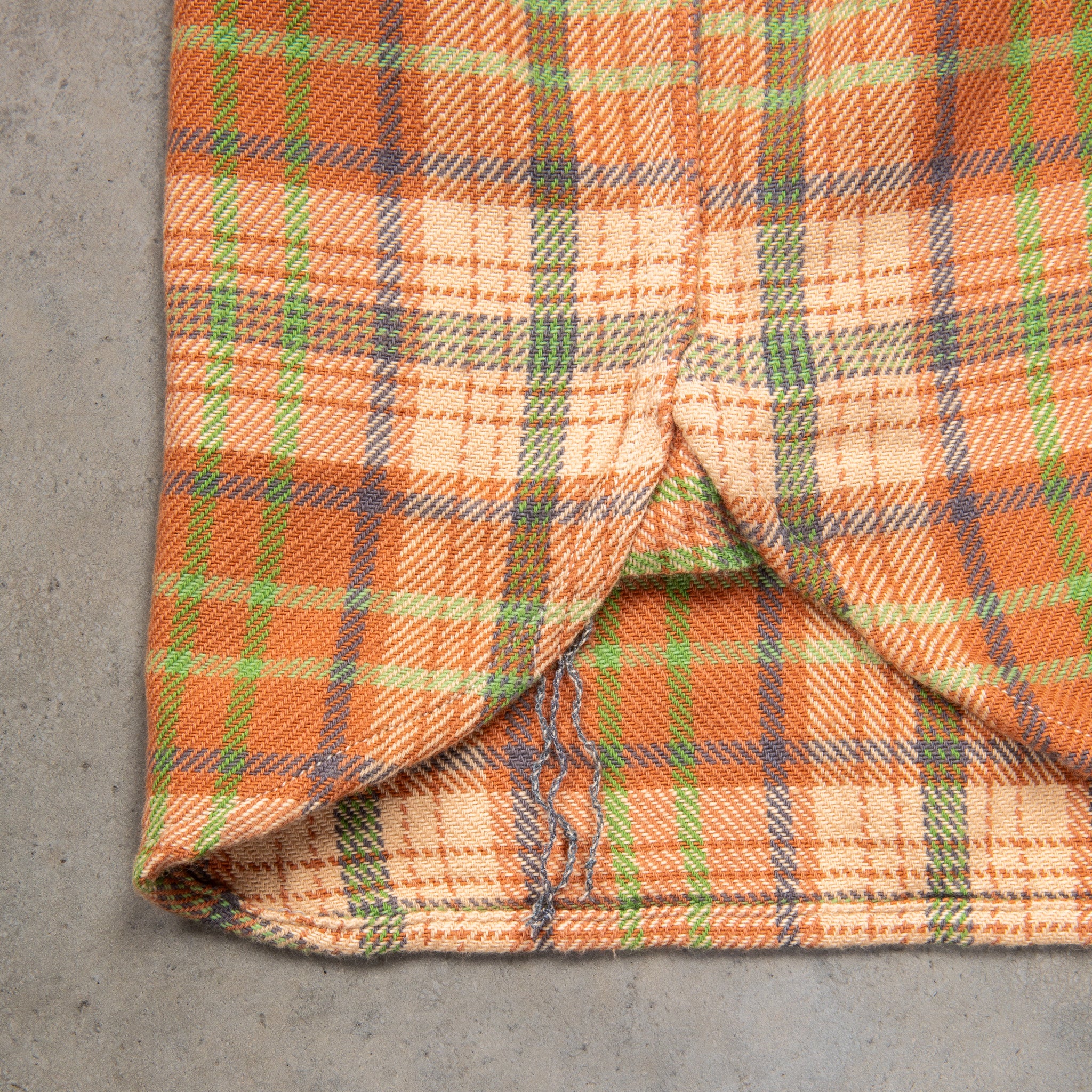 RRL Matlock Shirt Orange Plaid