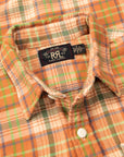 RRL Matlock Shirt Orange Plaid