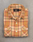 RRL Matlock Shirt Orange Plaid